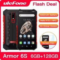 ราคา Ulefone ARMOR 6S โทรศัพท์ขรุขระสมาร์ท Celulares Android 6GB + 128GB 5000mAh 6.2 นิ้ว Dual SIM Global Drop Ship (7006412513)