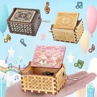 ราคา 1 ชิ้น กระต่ายน่ารัก วินเทจ กล่องดนตรีไม้หมุนมือ ของขวัญวันแม่ ตกแต่งบ้าน กล่องดนตรีและตุ๊กตา (57860732743)
