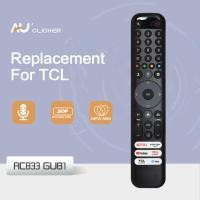 ราคา RC833 GUB1 เหมาะสําหรับ TCL เสียงรีโมทคอนโทรลเปลี่ยน C645 P745 C745 LC645 C845 65C845 (27931039103)