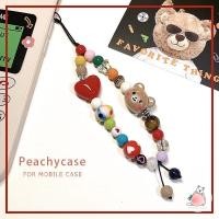 ราคา สายคล้องโทรศัพท์มือถือ สร้อยข้อมือ จี้ลูกปัดดินโพลิเมอร์ เซรามิค รูปหัวใจ สีแดง น่ารัก (21593583910)