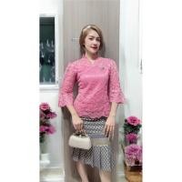 ราคา เสื้อลูกไม้คอวี คอปีน แขนกระดิ่ง (43613136868)