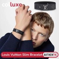 ราคา หลุยส์วิตตอง Louis Vuitton กำไลข้อมือ LV Slim Bracelet สร้อยข้อมือ (28319119639)