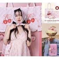 ราคา Bobbi Brown x LOOKBOOK LOOKBOOK กิ๊ฟหนีบ ผ้าปิดตา ผ้าเช็ดหน้า ผ้าโพกหัว กระเป๋าสะพาย สร้อยข้อมือ กระเป๋าTote เชอรรี่ (52460093465)