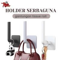 ราคา GANTUNGAN TG12 - ที่แขวนม้วนกระดาษทิชชู่ถือห้องน้ําหรือม้วนกระดาษทิชชู่ในครัว (11586435451)