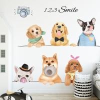 ราคา สติ๊กเกอร์ตกแต่งผนังลายสุนัขการ์ตูนน่ารัก ร้านสัตว์เลี้ยง ห้องนอน บันไดหน้าบ้าน ตกแต่งห้องอบอุ่น กันน้ำ ติดได้ด้วยตัวเอง (50552445199)