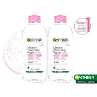 ราคา (ของแท้ 100%) การ์นิเย่ ไมเซล่าฝาชมพู คลีนซิ่ง วอเตอร์ เซนซิทีฟ สกิน 400มล GARNIER MICELLAR CLEANSING WATER 400ML. (40522751883)