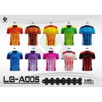 ราคา ขายส่งแพค10ตัว เสื้อกีฬาคอกลม เสื้อฟุตบอลคอกลม LUGUST LG-A005 . (3986723938)