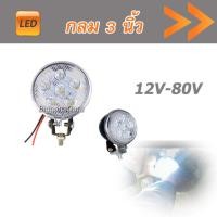 ราคา สปอร์ตไลท์รถยนต์ 12V ไฟสปอร์ตไลท์ LED 24V ไฟสปอร์ตไลท์รถยนต์ ไฟหน้า ไฟถอยรถยนต์ 12-80V ไฟตัดหมอก ไฟกลม 3นิ้ว (8874915909)
