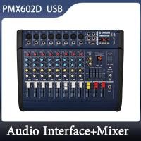 ราคา Yamaha PMX602D เครื่องผสมขนาดเล็ก 4 ช่อง 6 ช่องเครื่องผสมยูเอสบีพร้อมฟังก์ชั่นเครื่องขยายเสียง (50960349538)