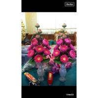 ราคา ดอกบัวพับงานประดิษฐ์จากผ้าไหมเรยอง (8330404667)
