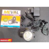 ราคา ไฟฉายคาดศีรษะ Led 1 วัตต์ Hi Power Mh2-12A Meval แบบชาร์จไฟได้ (12196018873)