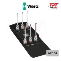 ราคา Wera ชุดลูกบ๊อกซ์ทอกซ์ 1/2", Long TORX Socket Set, 8767 C TORX HF 2 (05004211001) (24073325442)