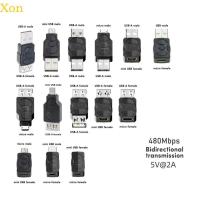 ราคา อะแดปเตอร์ Xon USB Micro USB Mini USB ตัวแปลงชายหญิงซิงค์ข้อมูลการชาร์จ 480Mbps (42830045294)