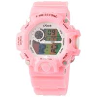 ราคา Arias Digital Dash Waterproof Multi-Function Watch Backlight Urethane Strap White Dial Dash Sports ADWW18091-04 Ladies Pink (40556308607)