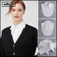 ราคา WILLUCK เสื้อปกปลอมวินเทจผ้าฝ้ายผู้หญิงเสื้อปกเท็จ (29744569050)