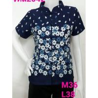 ราคา หม้อห้อมคอจีนกระดุมจีนพิมพ์ลาย รอบอก 40 รหัส 2042 (7723108402)