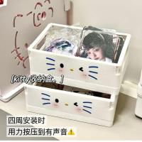 ราคา คิตตี้ แมวโต๊ะกล่องเก็บการ์ตูนน่ารักออแกไนเซอร์มินิภาชนะพลาสติกพับกรณีการจัดเก็บสําหรับแต่งหน้าเครื่องเขียนโต๊ะอุปก | พิ้งกี้ฮาเวน (50759007704)
