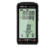 ราคา VICTOR 925 Digital Multimeter 9999 lcd display with NCV Diode DC AC 600v 600mA 3.7V 500mAh lithlum (54453329079)