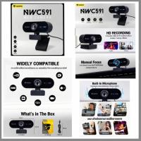 ราคา มีส่งด่วนNubwo NWC-591 WEB Camera HD Live Streaming กล้องเว็บแคมความละเอียด HD 1080p /30fps (43072111115)