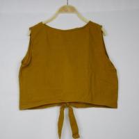 ราคา เสื้อกล้ามผ้าฝ้ายวินเทจโบว์ผูกหลัง ชิคๆ 169บาท (1678909760)