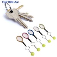 ราคา TOPTOOLS 5PCS Mini ไม้เทนนิสพวงกุญแจ,ที่มีสีสันน่ารัก Mini เทนนิสพวงกุญแจ,เทนนิสอุปกรณ์เสริม PVC Racket Key แหวนกีฬาคนรักของขวัญ (48610799456)