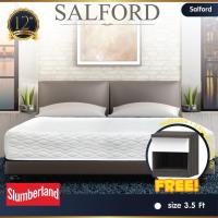 ราคา ที่นอน Slumberland รุ่น Salford หนา 9.5 นิ้ว ระบบสปริงคุณภาพจากสลัมเบอร์แลนด์ สปริงเครือข่าย 1200 ลูก รับประกัน 12 ปี (3269706565)