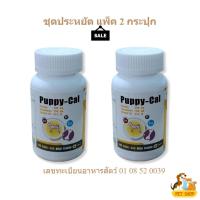 ราคา ชุดบำรุงลูกสุนัขด้วย Calcium 200 mg 2 กระปุก - Puppy-Cal 40 Tabs (47361117970)