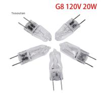 ราคา [TSST] 10 ชิ้น G8 120V 20W หลอดไฟฮาโลเจนหลอดไฟโวลต์ G8 Pin หลอดไฟฮาโลเจน TAN (54207881159)
