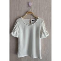 ราคา [มือสอง] เสื้อแบรนด์ INGNI แท้ ดีเทลคอประดับมุกและเพชร แขนตุ๊กตาแต่งลูกไม้ สไตล์คุณหนูญี่ปุ่น (57158076816)