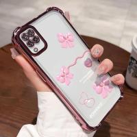 ราคา ปลอก Hp สําหรับ Samsung A22 5G กรณีโบว์สีชมพู Kasing Shock-Proof Cesing ถุงลมนิรภัย Kesing Anti สีเหลืองซิลิโคน Softcase (45311233599)
