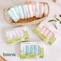 ราคา Boona ผ้าเช็ดตัวเด็ก ผ้าขนหนูนมใยไผ่เนื้อนุ่ม 5 ผืน ขนาด 30x30 ซม. ร้าน BeeOn (49006538612)