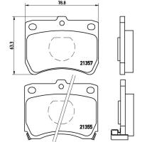 ราคา ผ้าดิสเบรคหน้า FORD ASPIRE 1.3 1994-1996 FESTIVA 1.3 1987-1994 MAZDA 121 1.3 1.5 1987-1990 (14621682618)