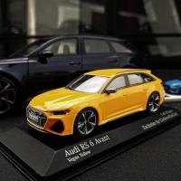 ราคา [คลังสินค้าพร้อม 1 ชิ้น] Minichamps Mini Cut Audi RS 6 Avant1/43 Blue, Yellow, Green Original Bag (54810852540)