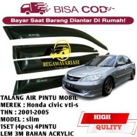 ราคา Honda Civic Vti-s 2001-2005 รางน้ํารถครบชุดบาง (55059042022)