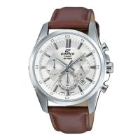 ราคา Casio Edifice นาฬิกาข้อมือผู้ชาย สายหนัง รุ่น EFR-560L,EFR-560L-7A,EFR-560L-7AVUDF - สีเงิน-สายน้ำตาล (5119396283)