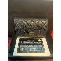 ราคา Chanel cardholder หนังคาเวีย อะไหล่ทอง สภาพใหม่ใช้งานน้อย (25724719059)