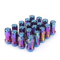 ราคา New R40 Style 44mm Wheel Nuts Steel M12x1.5/1.25 Racing Lug Nuts 20pcs lock racing lug nuts 2 set (47806338968)