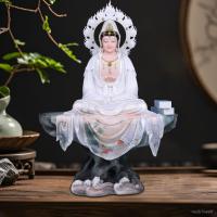 ราคา รูปปั้นเจ้าแม่กวนอิมหินอ่อนสีขาวพระอวโลกิเตศวรพระโพธิสัตว์เจ้าแม่กวนอิมฟรี TVRI (26470461838)