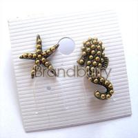 ราคา มี 3 สี...ต่างหูปลาดาวและม้าน้ำ ขนาดเล็ก งานเกาหลี (21969099089)