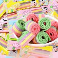 ราคา Sour Sand Gummy Super Sour Influencer ขายร้อน Rainbow Sour Bar Candy Sour q Bar ผลไม้เปรี้ยวบาร์น้ําผลไม้ผลไม้ม้วนผิว Candy (54810514211)