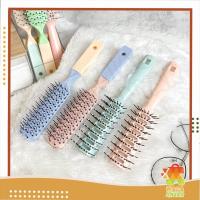 ราคา NAS Half Blow Roll Salon หวีผม / Vented Blow Dry Vent Brush Anti-Tangle Claw Styler (29875818241)