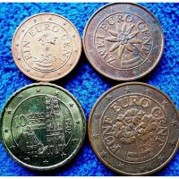 ราคา เหรียญ​ต่างประเทศ​ ออสเตรีย​ Austria, ชุด​ ยูโร​ Euro,​1,2,5,10 Cent, ใช้แล้ว, # 314 (12444175254)