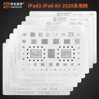 ราคา Amaoe BGA ลายฉลุแม่แบบสําหรับ Ipad 2 3 4 5 6 Air Mini Pro 12.9 10.5 9.7 A14 CPU NAND POWER WIFI AUDIO IC CHIP (26669856232)