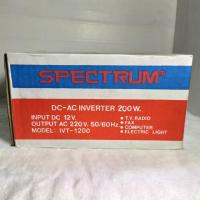 ราคา สั่งปุ๊บ ส่งปั๊บSpectrum Inverter อินเวอร์เตอร์ หม้อแปลงไฟ DC 12V เป็นไฟ AC 220V 200W (2716652159)