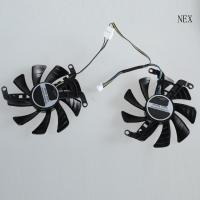 ราคา NEX 2 ชิ้น 87 มิลลิเมตร RTX2060 กราฟิกการ์ดระบายความร้อนพัดลม VGA T129015SU 4Pin 12V พัดลมคูลเลอร์สําหรับ RTX2060 2070 SUPER GTX1660 (57959680333)