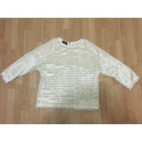 ราคา เสื้อฟรุ้งฟริ้งสีขาวแขนยาว (30134044)