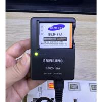 ราคา Samsung SLB-10A, SLB-11A แท่นชาร์จ รางชาร์จ แบตเตอรี่กล้อง Samsung ES50 ES55 HMX-U100 L100 L200 P1000 PL50 PL55 TL9 CL80 (28866301676)