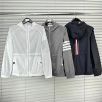 ราคา [และ] ซื้อทั่วโลกคุณภาพสูงสี่บาร์กลับสายรัดเย็บแขนยาวบางสไตล์คลุมด้วยผ้าครีมกันแดดการออกแบบเสื้อรู้สึกกระเป๋าคู่สบายๆหลวมซิปแจ็คเก็ต ยู นิสซ์ สไตล (41581168307)