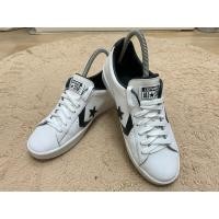 ราคา รองเท้าผ้าใบ หนังลำลองสีขาว Converse All Star สวยใหม่ค่ะ (25023639283)