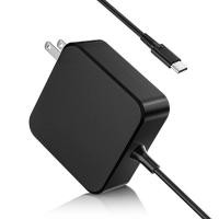 ราคา 65W USB C Surface Pro Charger เข้ากันได้กับ Microsoft Type c Surface Pro Fast Charge เข้ากันได้กับ Microsoft Surface Pro 11 10 9 8 7+ 7 Surface pro X แท็บเล็ตและแล็ปท็อป Type C Fas (51159220323)